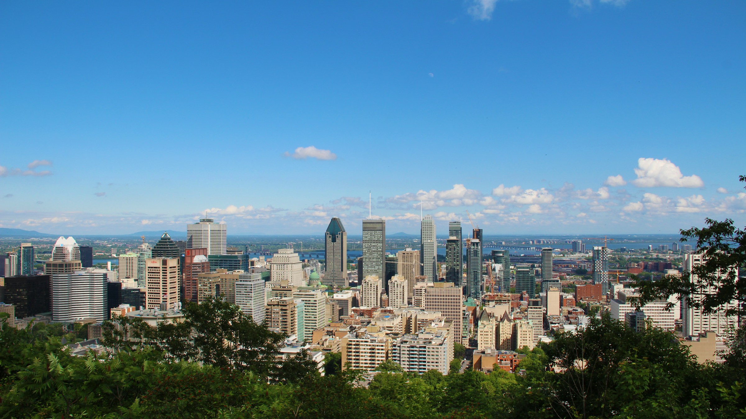 Montréal, vue depuis le Mont-Royal